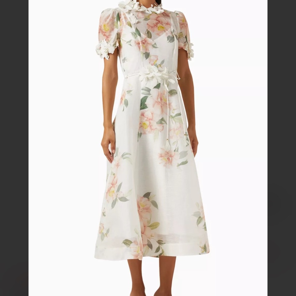 Zimmerman Natura Liftoff Flower Midi Dress